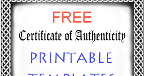 Download certificate of authenticity autograph